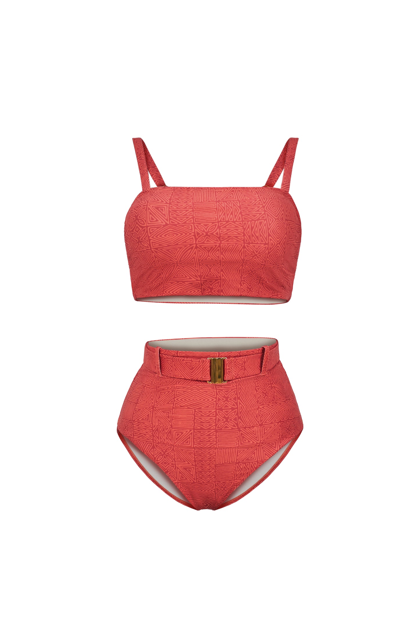 Full Coverage Two Piece Bathing Suit