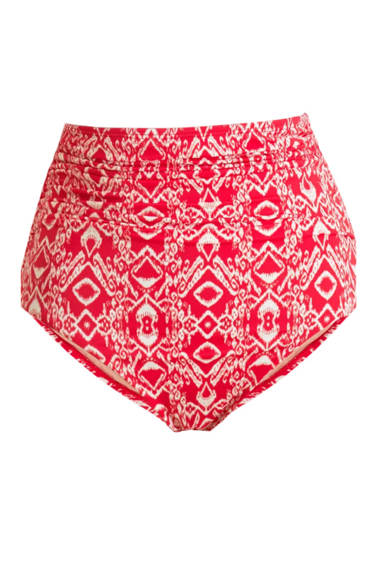 Tod High Waisted Ruched Two-Piece Swimsuit Bottom